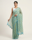 Small Checks Multicolor Cotton Saree