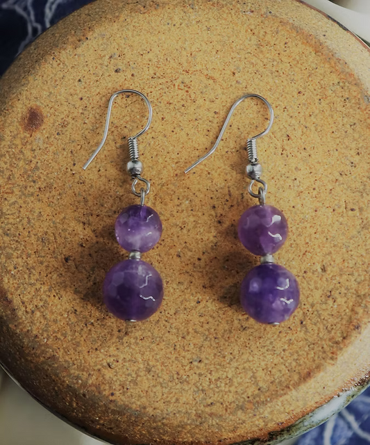 Amesthyst Earring