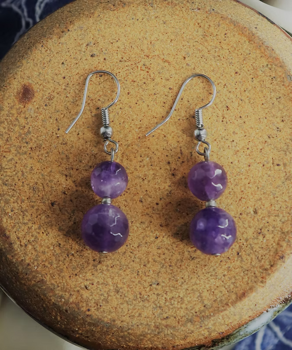 Amesthyst Earring