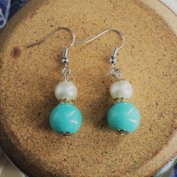 Multicolor Quartz Earring