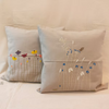 Handembroidered Floral Unique Cushion Cover