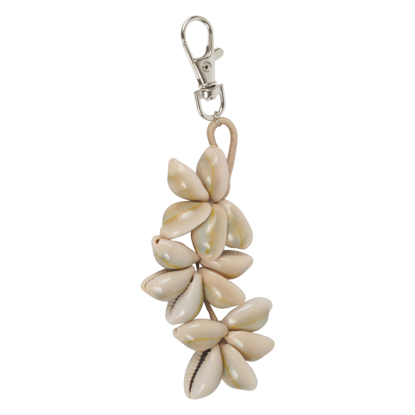 WHE Cowry Jute Bag Charm