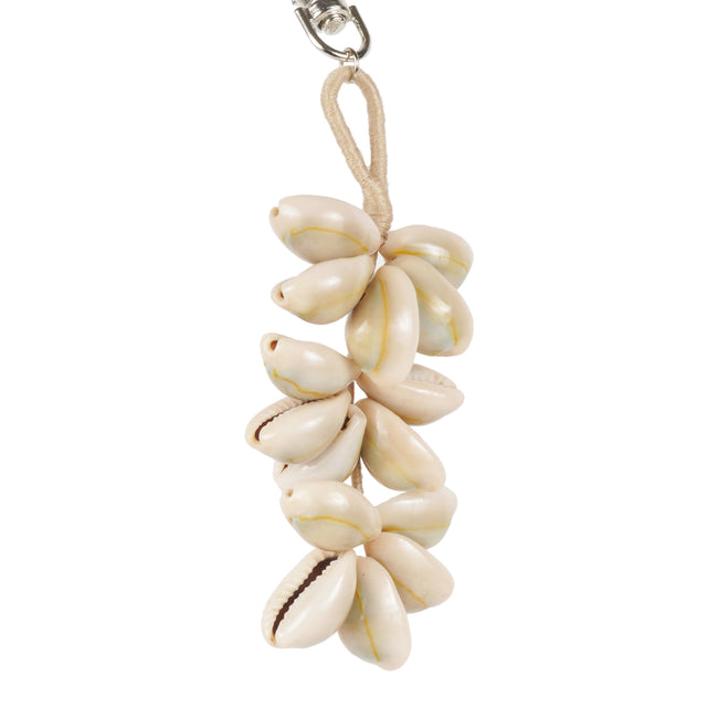 WHE Cowry Jute Bag Charm