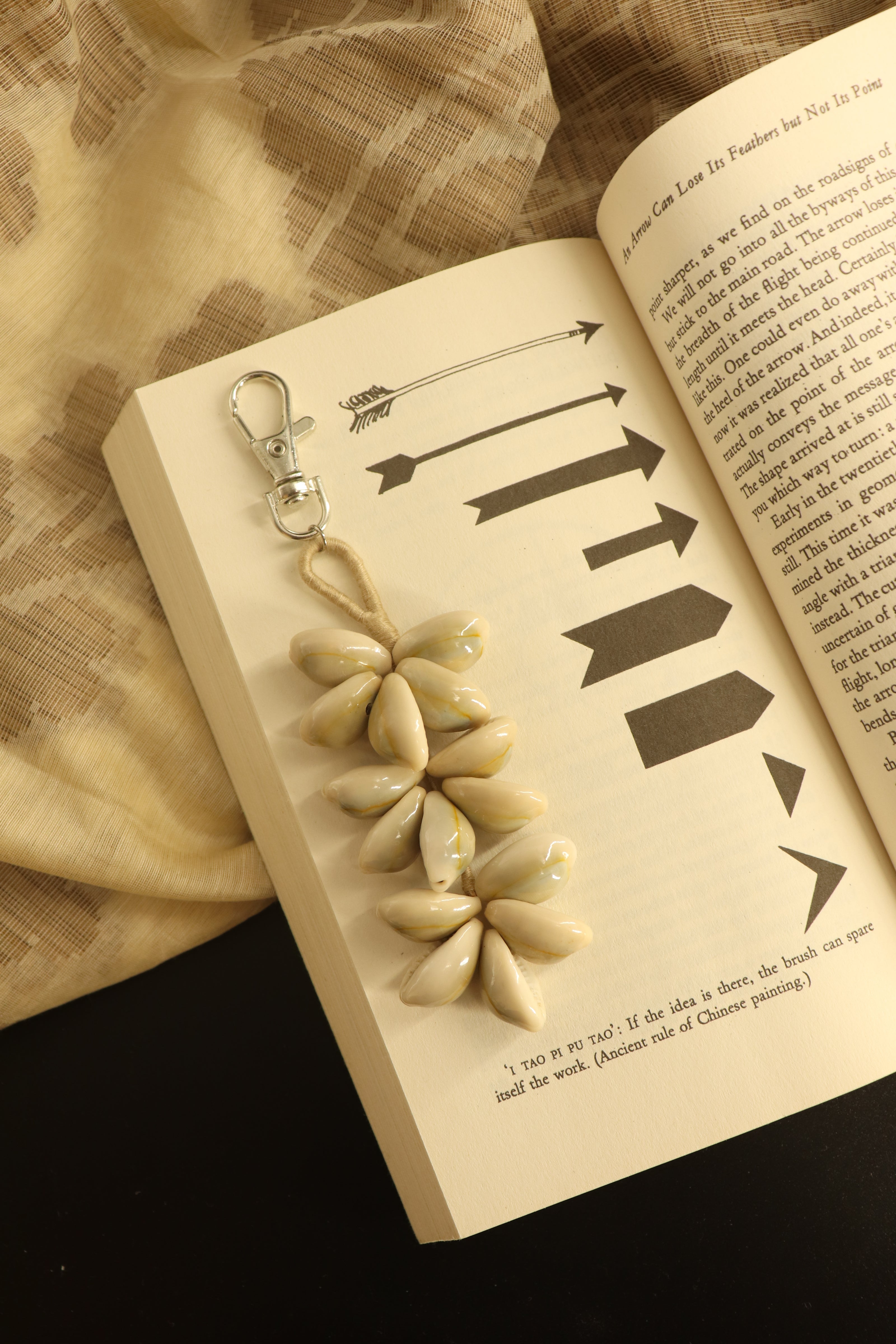 WHE Cowry Jute Bag Charm