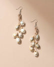 WHE Trendy Jute And Cowry Earrings