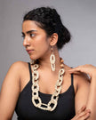 WHE Sabai Grass Handweaving Loop  Earrings