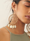 WHE Crochet Shell Earring