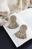 WHE Jute Tassel Earring