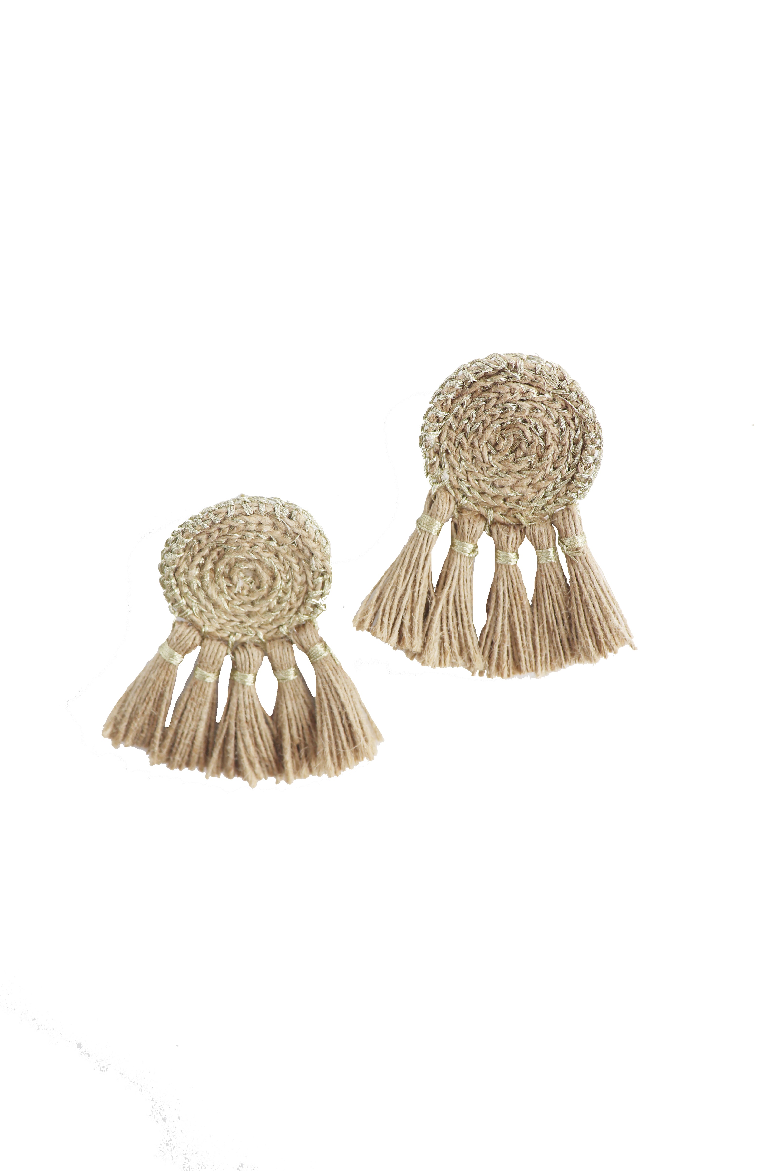 WHE Jute Tassel Earring