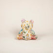 Hand Printed Teddy Cotton Stuffed Teddy Bear